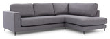 Bernadotte Sofa m. chaiselong 3-pers. open højre, Antracit