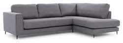 Bernadotte Sofa m. chaiselong 3,5-pers. open højre, Antracit