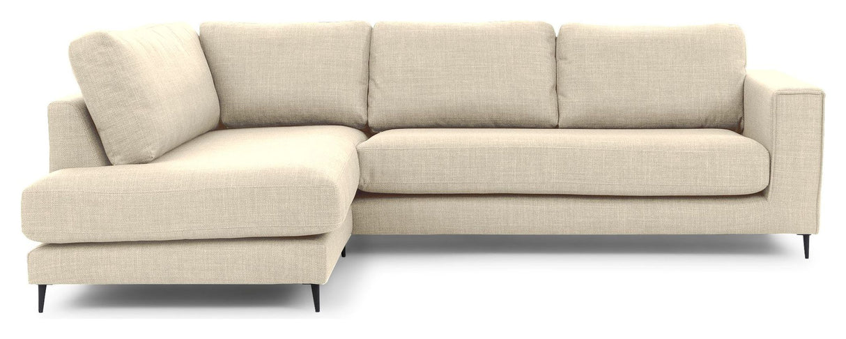 Bernadotte Sofa m. chaiselong 3,5-pers. open venstre, Beige