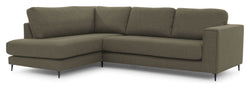 Bernadotte Sofa m. chaiselong 3,5-pers. open venstre, Grøn