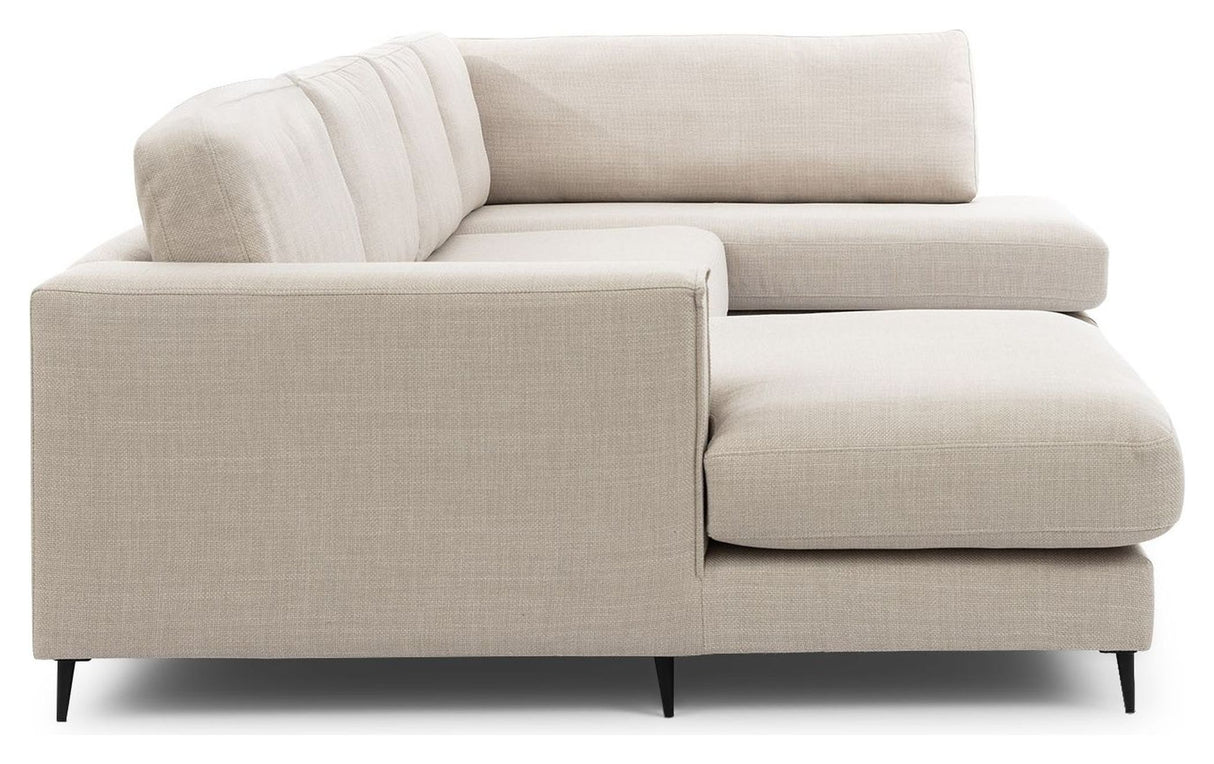 Bernadotte U-sofa, open end højre, Beige