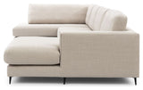 Bernadotte U-sofa, open end venstre, Beige