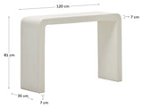 Aiguablava Havebord, Hvid, 120x80 - Unoliving.com