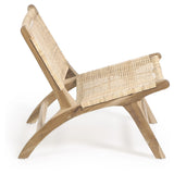 Kave Home Beida Loungestol - Massiv Teak - Unoliving.com