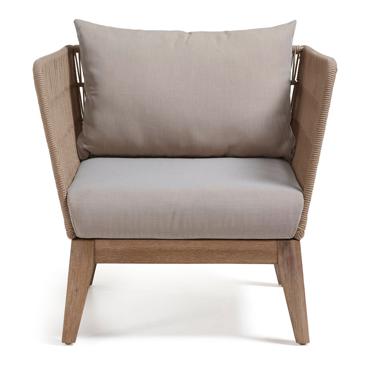 Bellano Loungestol m/hynder Beige reb - Unoliving.com