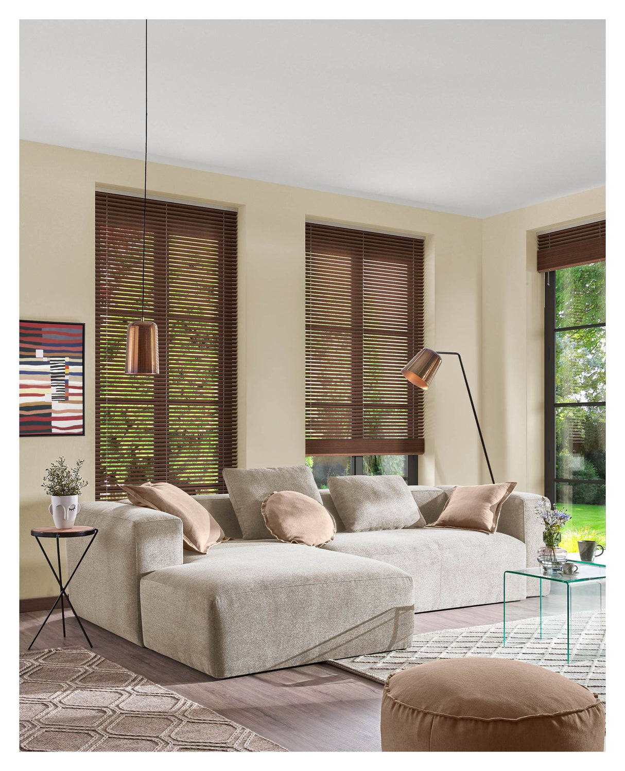 Blok Pude Beige, 60x50 - Unoliving.com