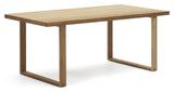 Canadell Havebord, Natur teak, 180x90