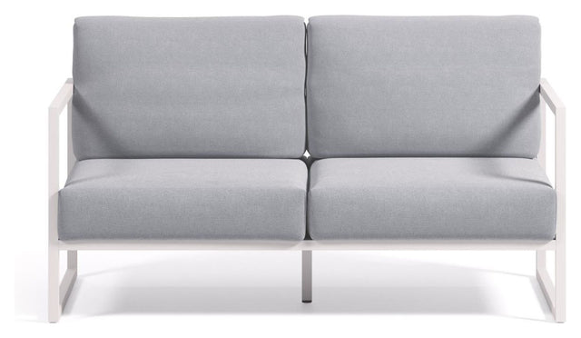 Comova 2-pers. Loungesofa 152 cm - Blå/Hvid aluminium