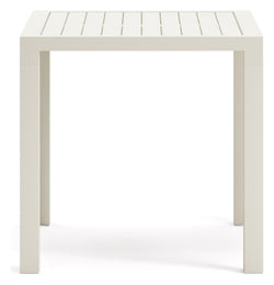 Culip Havebord, Hvid alu, 77x77 - Unoliving.com