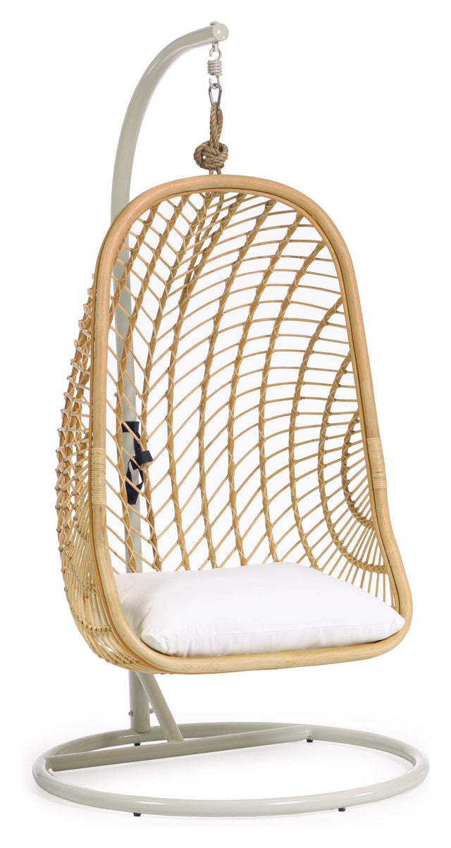 Ekaterina Hængestol m. base - Rattan - Unoliving.com