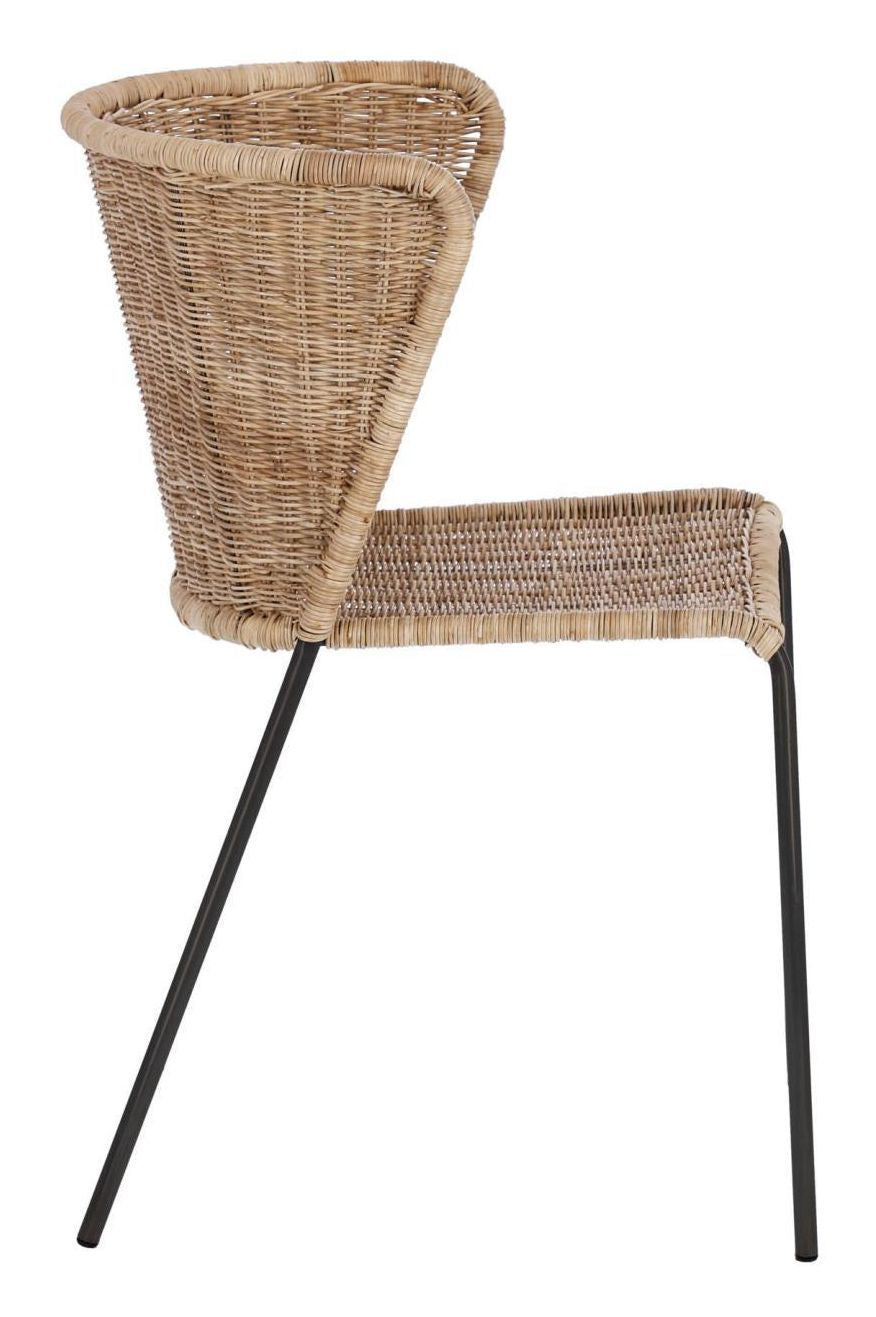 Fantine Spisebordsstol Rattan - Unoliving.com