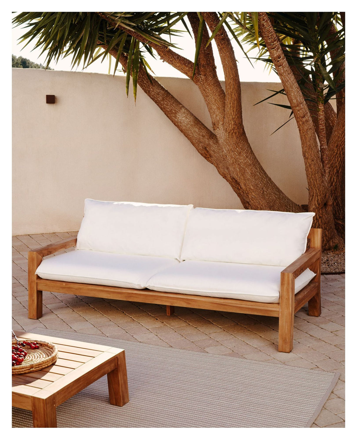 Forcanera 3-pers. Loungesofa, Hvid - Unoliving.com