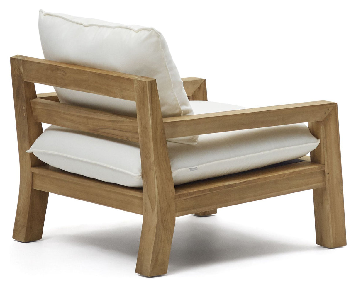 Forcanera Lænestol, Hvid teak - Unoliving.com