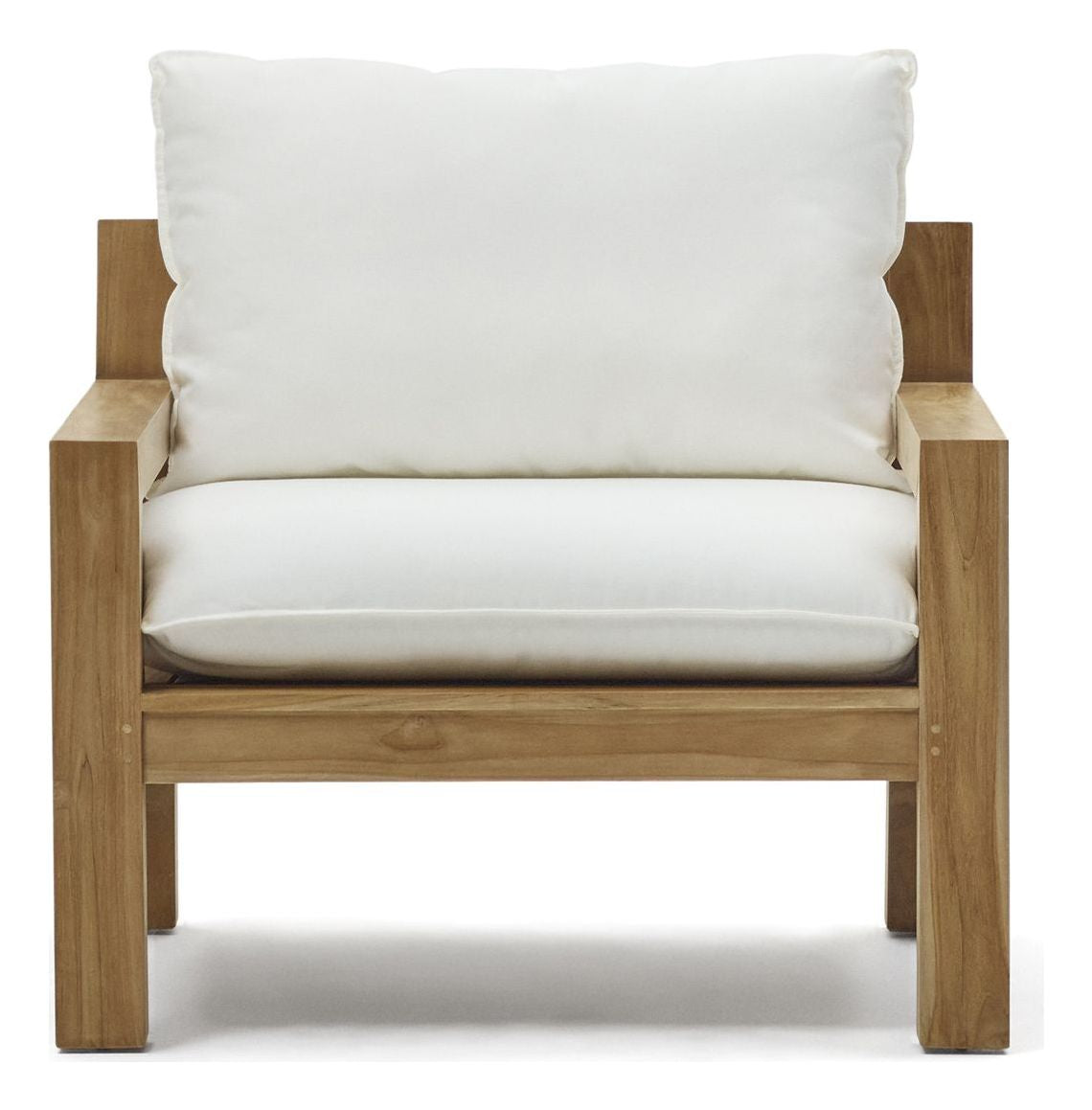 Forcanera Lænestol, Hvid teak - Unoliving.com