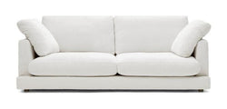 Gala 3-pers. sofa, Hvid Chenillestof - Unoliving.com