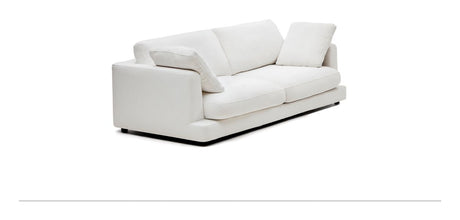 Gala 3-pers. sofa, Hvid Chenillestof - Unoliving.com