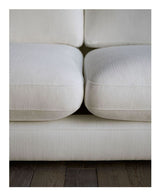 Gala 4-pers. sofa m. chaiselong i venstre side, Hvid Chenillestof - Unoliving.com