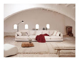 Gala 6-pers. sofa, Beige Chenillestof - Unoliving.com