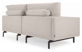 Galene 2-pers. Hjørnesofa, 270x207, Beige chenille