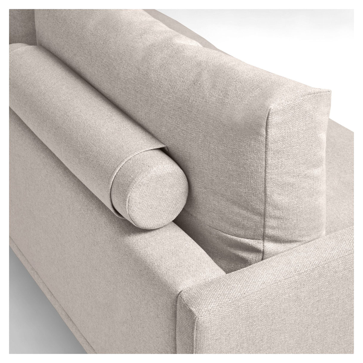 Galene 2-pers. Hjørnesofa, 270x207, Beige chenille