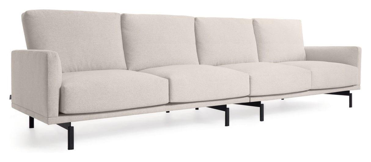 Galene 4-pers. Sofa, B334, Beige chenille - Unoliving.com