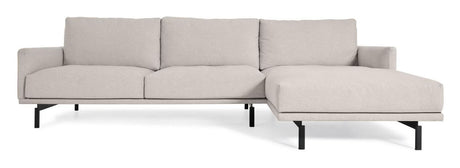 Galene 4-pers sofa m. højre chaiselong - Beige - Unoliving.com