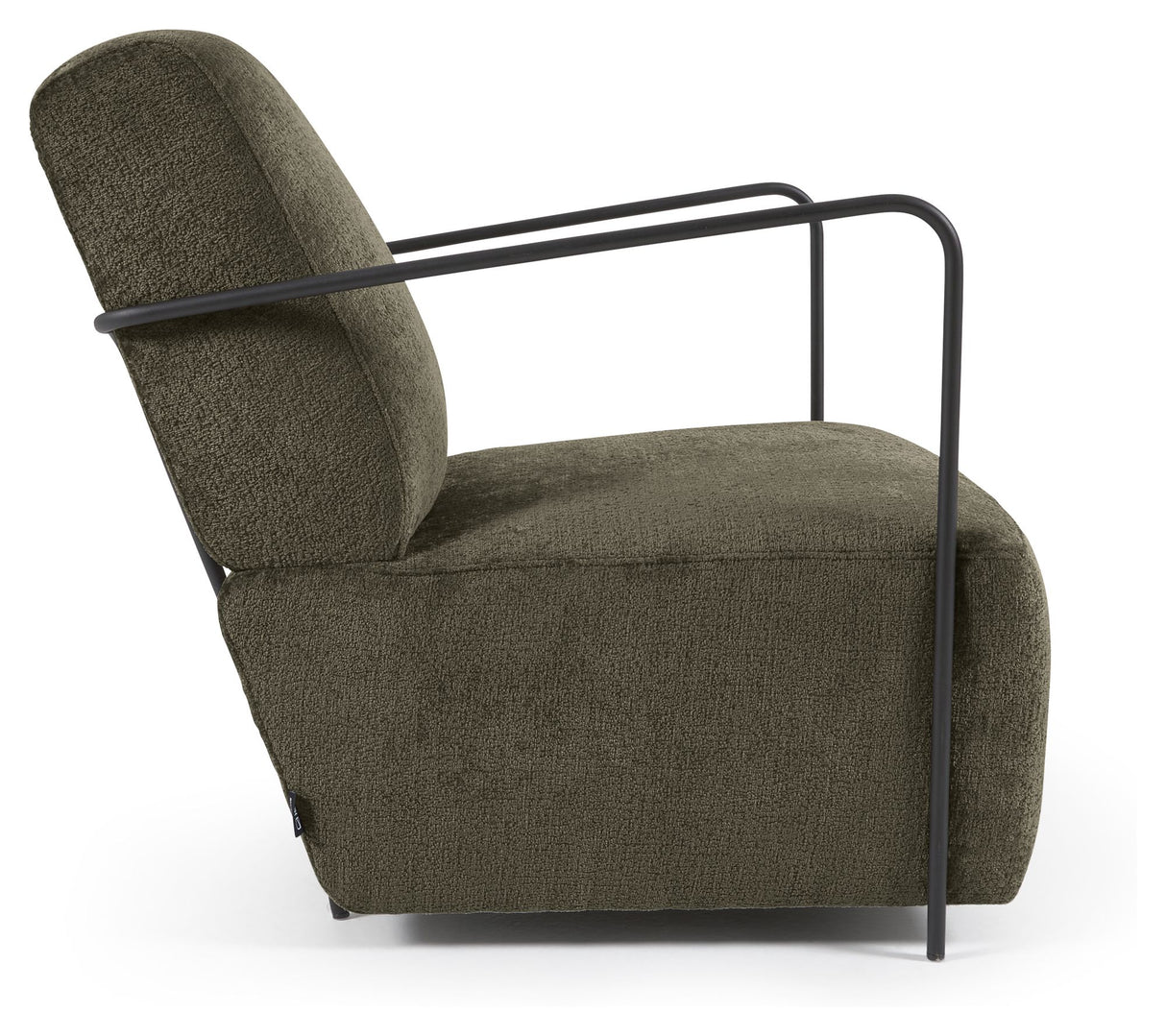 Gamer Loungestol, Grøn chenille/Sort metal - Unoliving.com