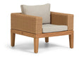 Giana Loungestol Akacie/Polyrattan - Unoliving.com