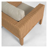 Giana Loungestol Akacie/Polyrattan - Unoliving.com