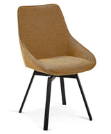 Haston Spisebordsstol, Mustard - Unoliving.com