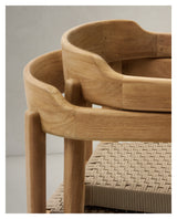 Icaro stol, træ/beige - Unoliving.com