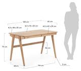 Jakes Skrivebord 120x65 Natur - Unoliving.com