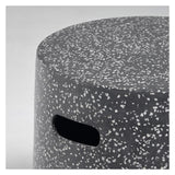 Jenell Sidebord Sort Terrazzo-look, Ø35 - Unoliving.com