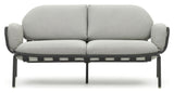 Joncols 2-pers. Loungesofa, Lysegrå - Unoliving.com