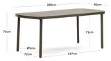 Joncols Havebord, Grønx 180x90 - Unoliving.com