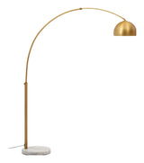 Madali Gulvlampe m. messing/hvid marmor finish - Unoliving.com