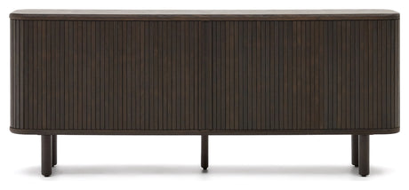 Mailen Skænk m. 2 låger, Askefiner/Mørk finish, 180x75 - Unoliving.com