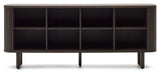 Mailen Skænk m. 2 låger, Askefiner/Mørk finish, 180x75 - Unoliving.com