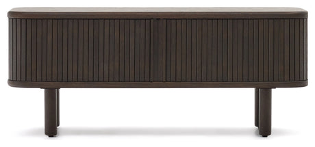 Mailen TV-Bord m. 2 låger, Askefinér/Mørk finish, 120x50 - Unoliving.com