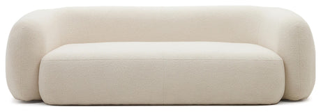 Martina 3-pers. Sofa, Off-White Shearling, B:240 - Unoliving.com