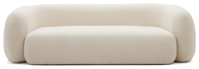 Martina 3-pers. Sofa, Off-White Shearling, B:240 - Unoliving.com