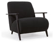 Meghan Loungestol, Sort lammeskinds-look/Wenge ask - Unoliving.com