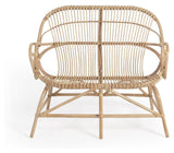 Mimosa 2-pers. Loungesofa i Rattan - Unoliving.com