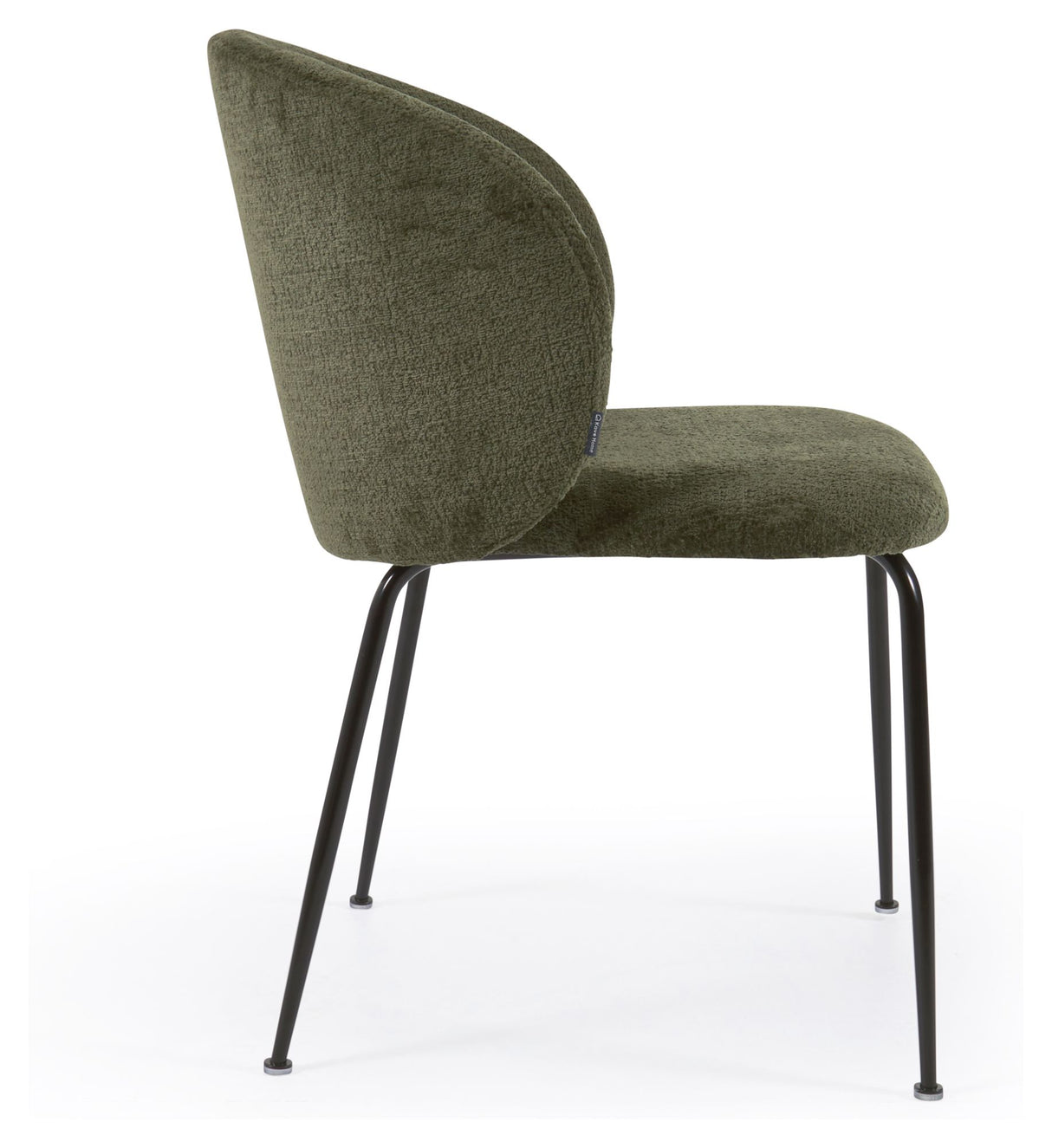 Minna Spisebordsstol, Grøn velour chenille - Unoliving.com