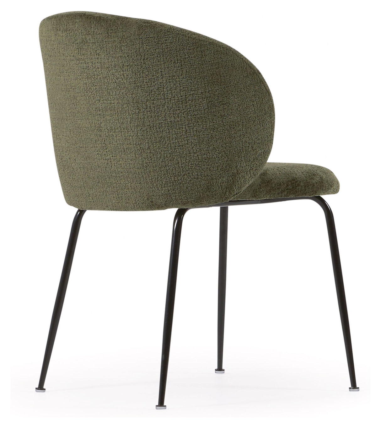 Minna Spisebordsstol, Grøn velour chenille - Unoliving.com