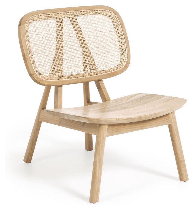 Nadra Loungestol - Teak/Rattan - Unoliving.com