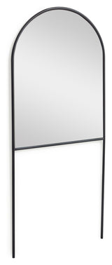 Nazara Spejl m. sort metalramme, 70x161 - Unoliving.com