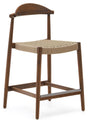 Nina stol 62cm, brun/beige - Unoliving.com