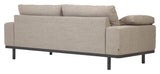 Noa 3-pers. Sofa, Beige m. sorte ben - Unoliving.com