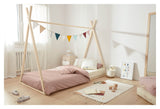 Nunila Kids Sengebord MDF/Askefiner - Unoliving.com